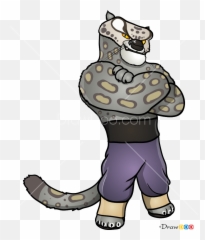 How To Draw Tai Lung Kung Fu Panda - Kung Fu Panda Tai Lung Drawing Emoji,Kung Fu Emoji