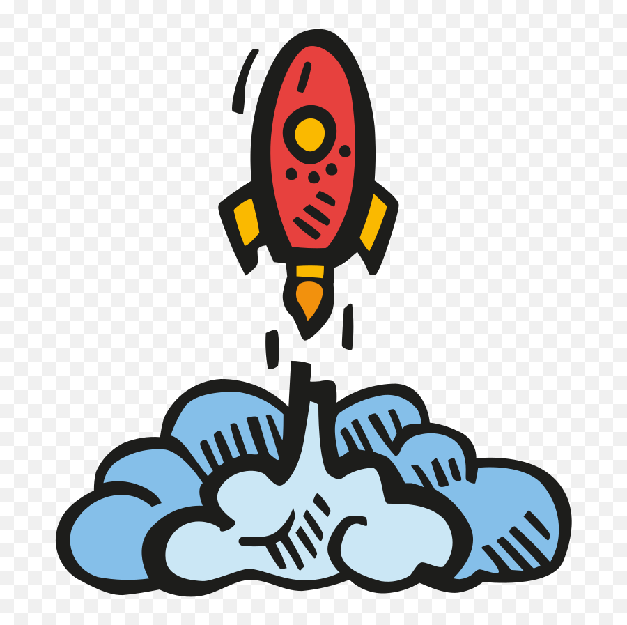 Rocket Ship Png - Download Svg Download Png Launch Icons Rocket Images Black And White Png Emoji,Rocket Emojis Transparent