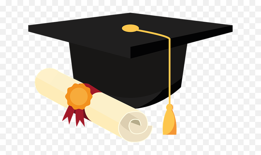 Graduation Update - Topi Wisuda Vector Png Emoji,Certificados Escolares De Emojis
