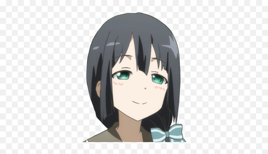 Characters Who Are Wheelchair Users - Smug Yuuki Yuuna Emoji,Mawaru Penguindrum Emoticon