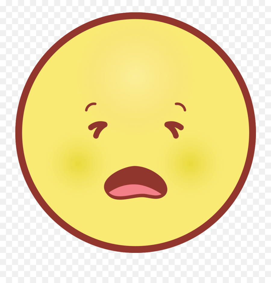 Free Emoji Face Circle Sad Png With - Happy,Emoji Triste
