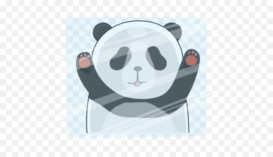 Giant Panda Stickers - Zum Isaak Emoji,Whatsapp Panda Emoticon