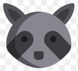 Raccoon - Dot Emoji,Raccoon Emoji Icon