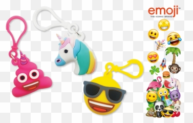 Porte - Clés Emoji Happy,Emojis Lentes De Sol