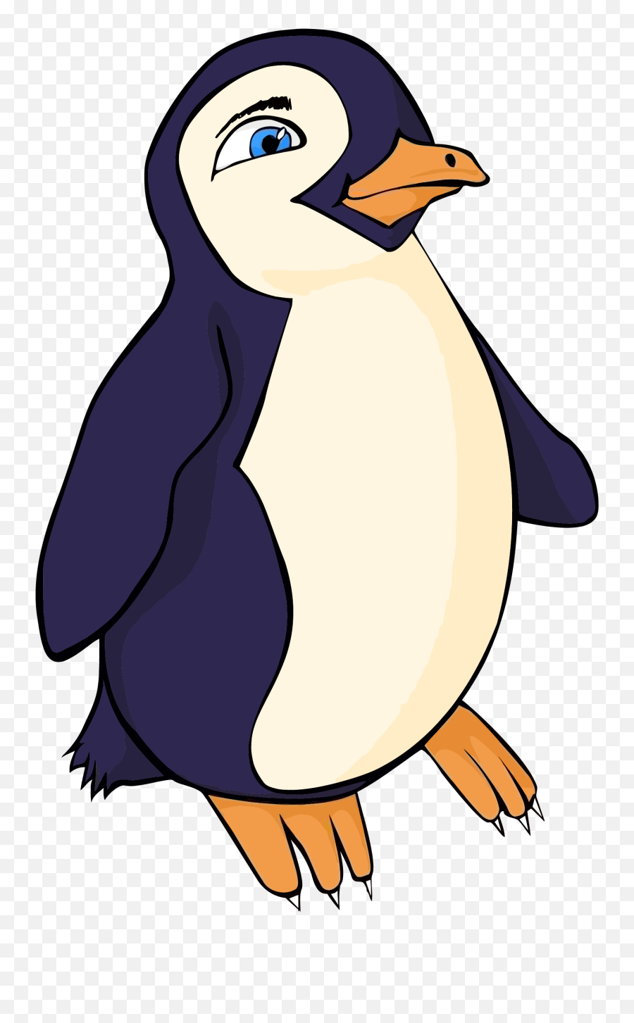 Happy Feet Cute Cartoon Penguin By Jemm Clipart Png Emoji,Emoji Movie Tuxedo