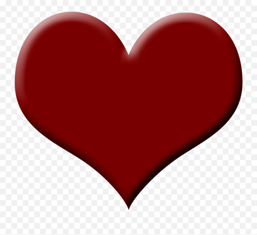 Love Hearts Clip - Heart Clipart Png Emoji,Maroon Heart Emoji