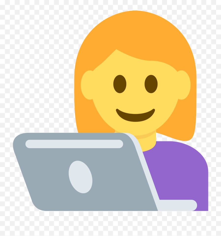 Woman Technologist Emoji - Emoji Woman Computer,Woman Shrugging Emoji