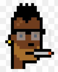 Bunks - Nftkey Emoji,Pixelated Man Beard Emoji
