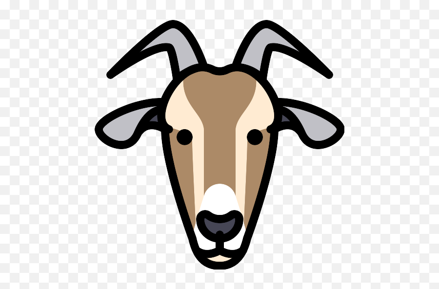 Laughing Emoji Vector Svg Icon - Goat Head Clipart Black And White,Goat Emoji