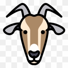 Laughing Emoji Vector Svg Icon - Goat Head Clipart Black And White,Goat Emoji