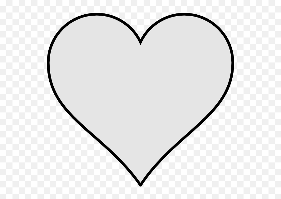 Free Black Heart Transparent Background - Transparent White Heart Png Emoji,...