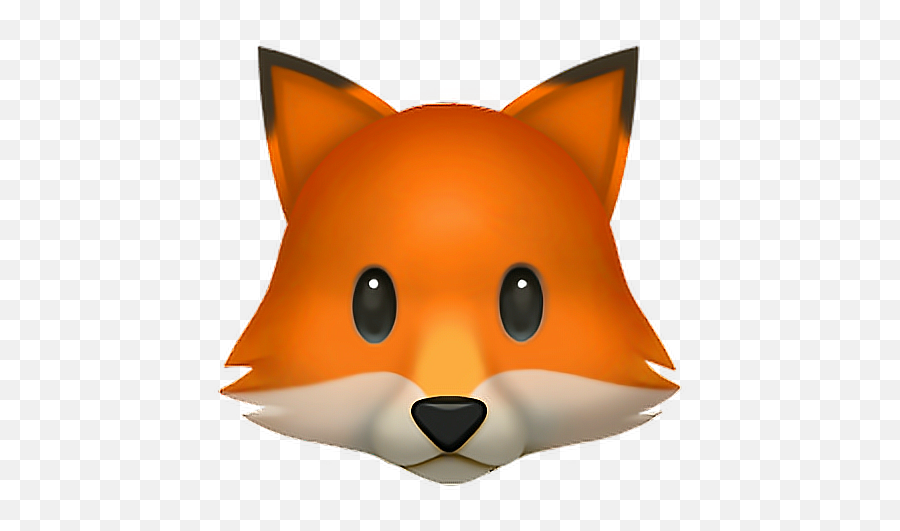 Fox Orange Emoji Foxemoji Ios Iphone - Fuchs Emoji,Fox Emoji Iphone