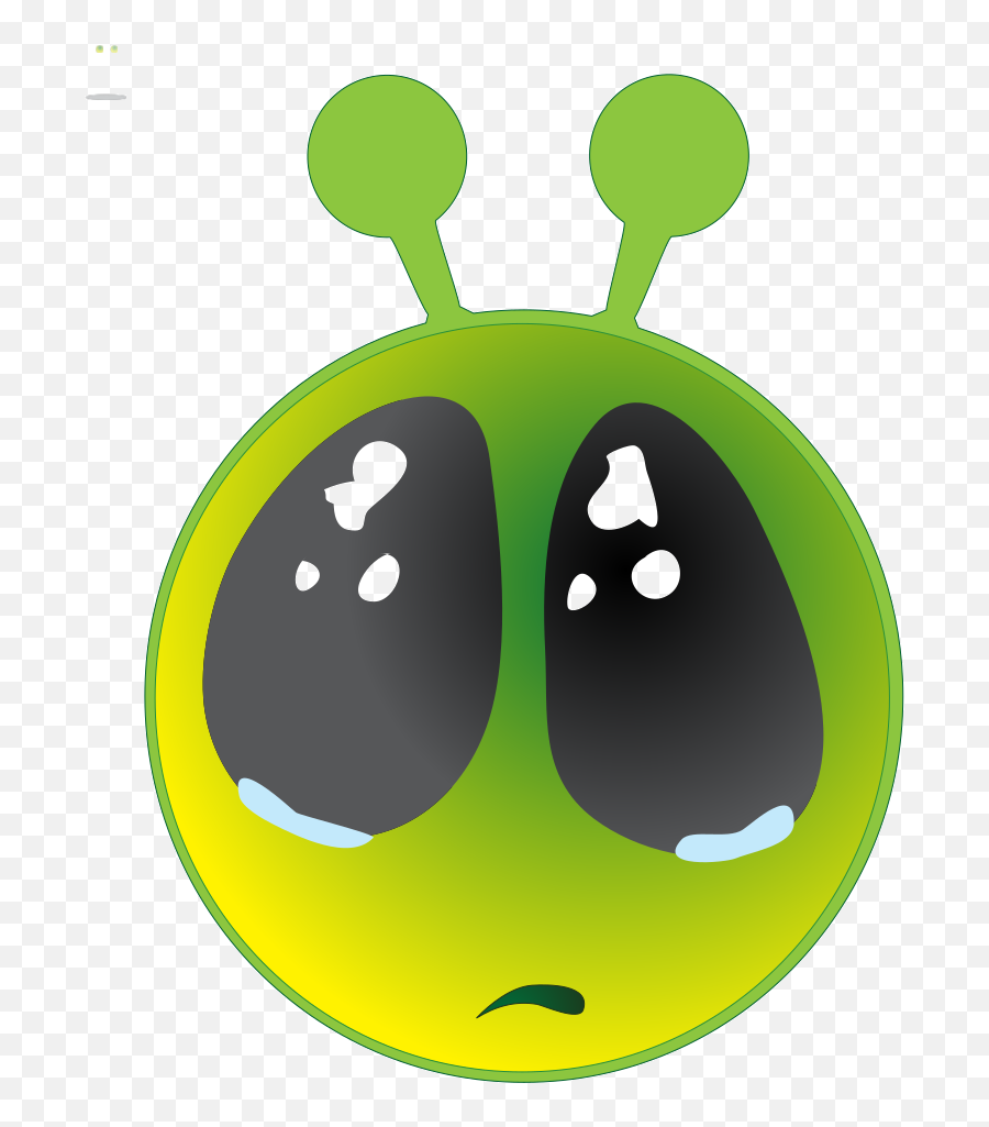 Smiley Green Alien Big Eyes Png Svg Clip Art For Web - Feelings And Emotions Title Emoji,Mothman Emoji