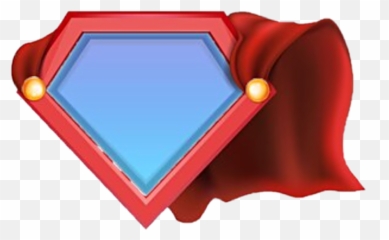 Superhero Cape Emblem Logo Sticker - Clip Art Emoji,Superhero Cape Emoji