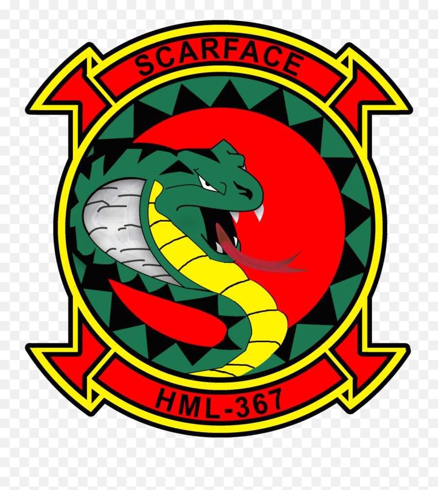 Usmc Hmla - 367 Scarface Sticker 4u0027u0027 Collectibles Marine Corps Language Emoji,Marine Corps Emoticons
