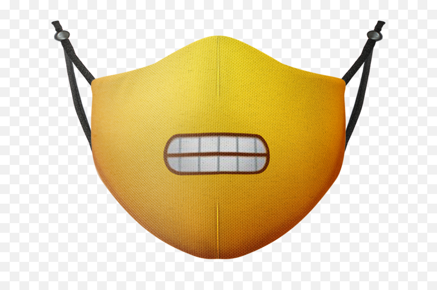 Grin Bared Teeth Emoji - Face Wrap Happy,Emoji High Tops