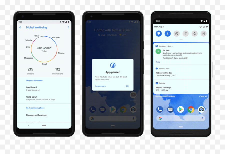 Android 9 Pie Review Closing The Gap - Android Authority Android Charts Pie Example Emoji,Ios 9 Emoji On Android