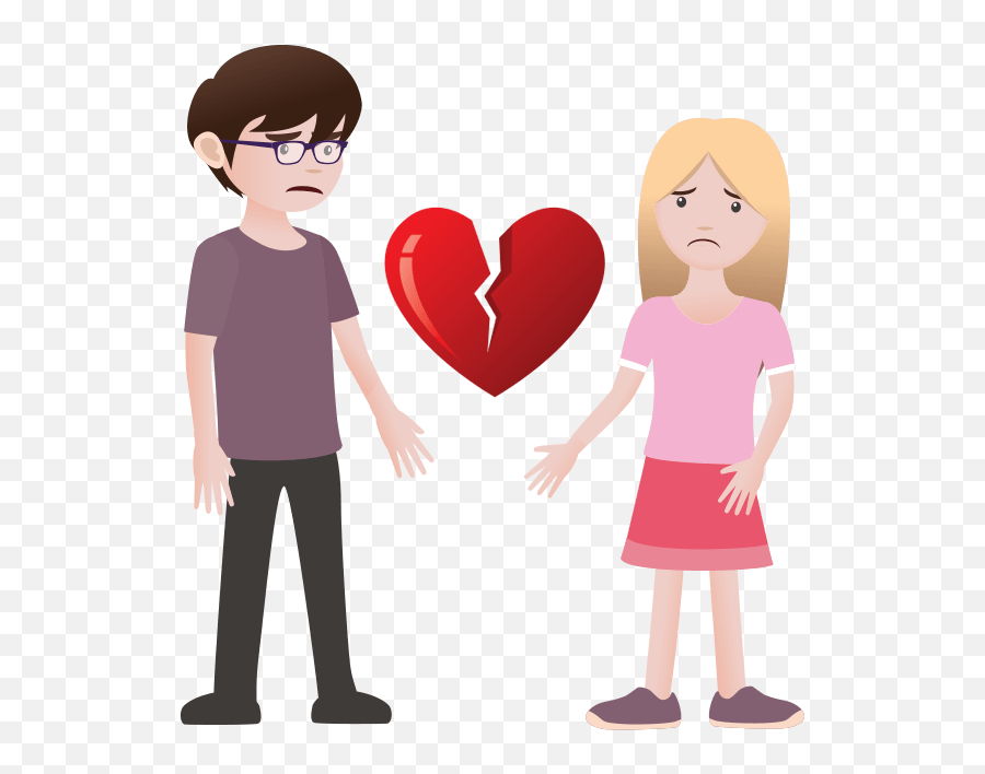 Sad Love - Sad Couple Sticker Png Emoji,Sad Love Emotion