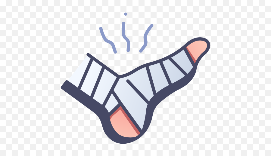 Accident Foot Injury Leg Pain - Accident Foot Icon Png Emoji,Sore Feet Emoji