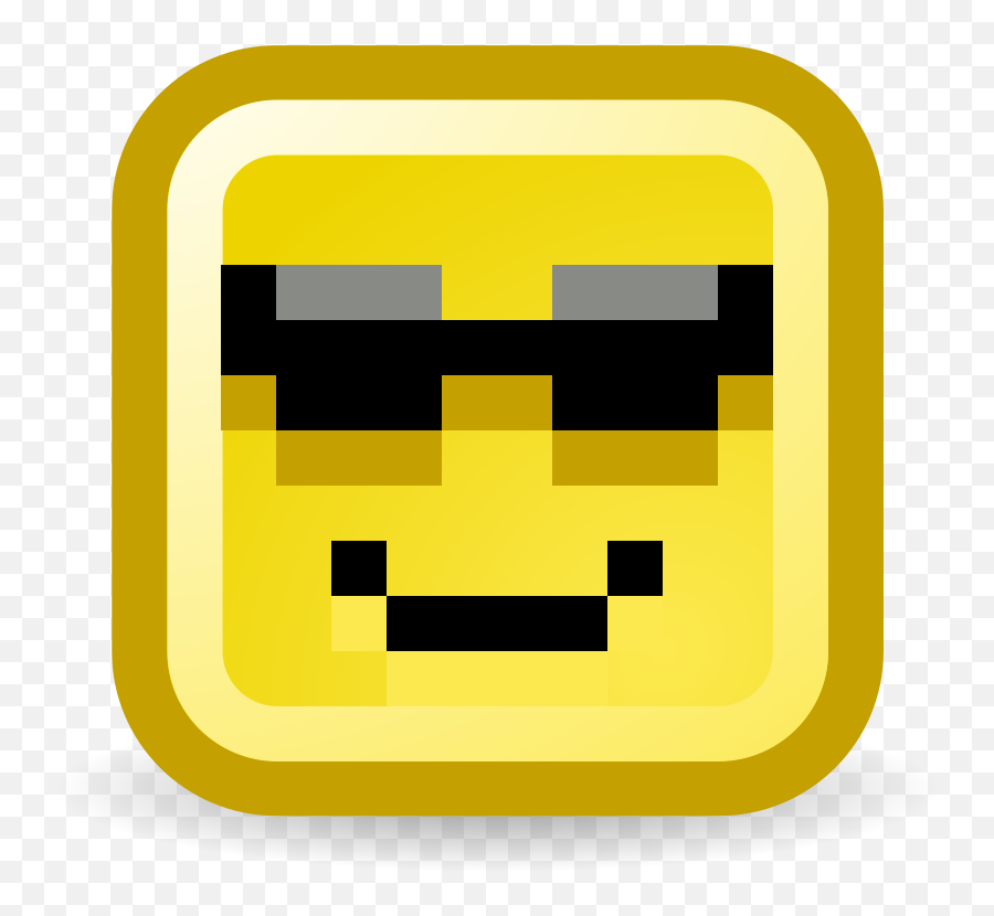 Free Photo Computer Smiley Cool Yellow Pixelated Pixels - Pixel Art Minesweeper Sprites Emoji,Cool Emoticon