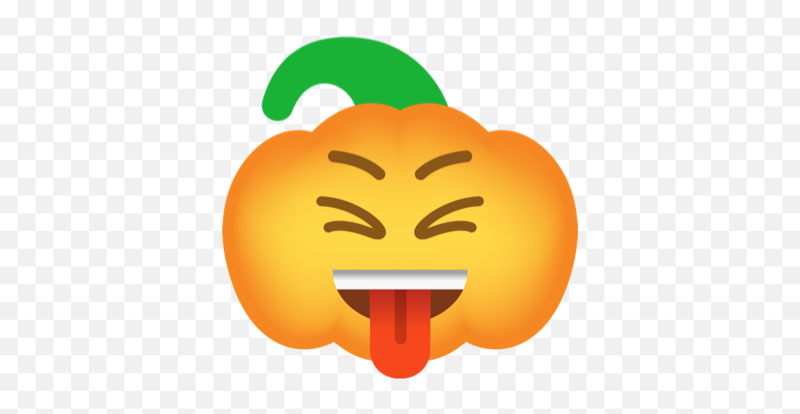 Pumpkin Halloween Emoji Sticker - Happy,Spooky Emoji