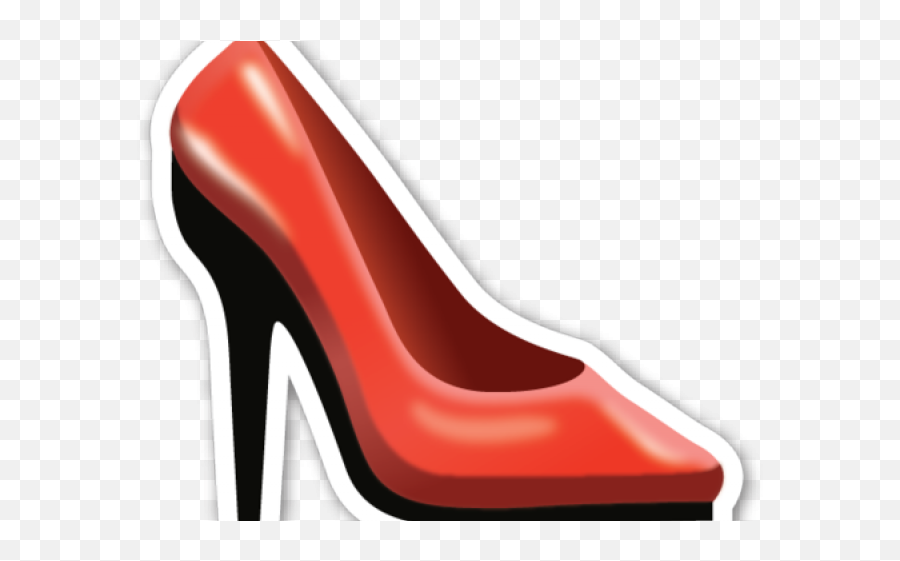 Shoe Emoji Sticker Png Transparent Png - Heels Emoji Png,Shoe Emoji Download