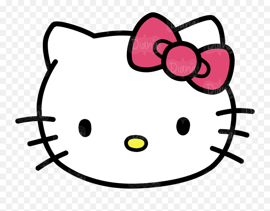 Hello Kitty Christmas Hd - Clip Art Library Hello Kitty Face Clipart Emoji,Hello Kitty Emoji Facebook