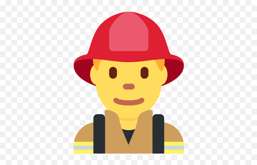 Man Firefighter Emoji Meaning With - Fireman Emoji,Fire Emoticon