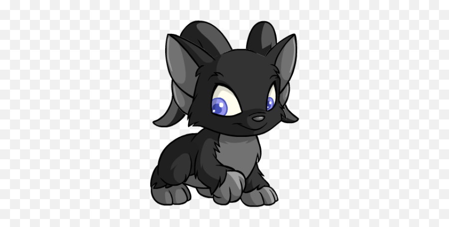 Shadow Acara - Neopets Woodland Paint Brush Emoji,Okemon Black And White - Emotion