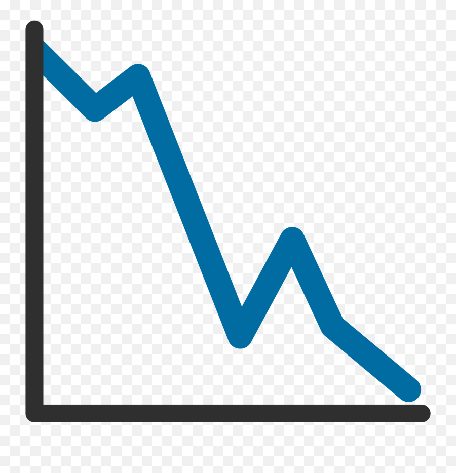 Emoji U1f4c9 - Chart With Downwards Trend,Down Emoji