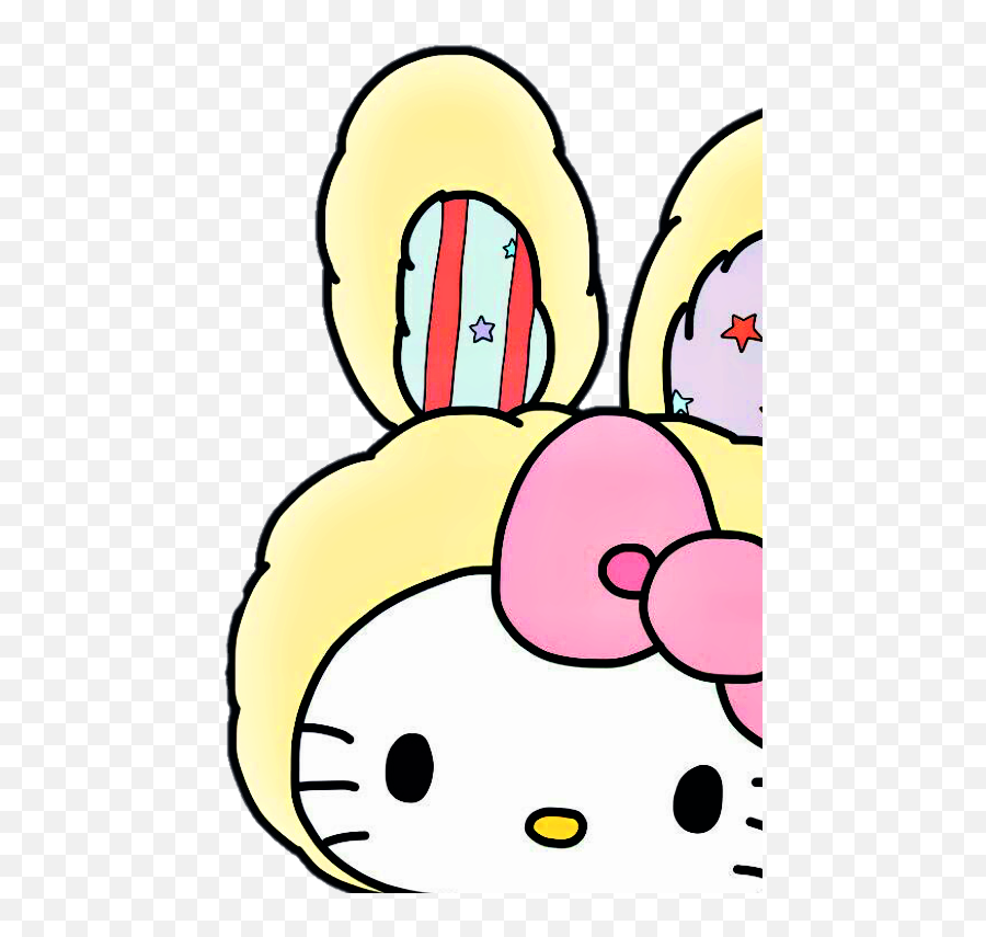 Cutebunnykawaiikawaiicute Sticker By Ayat - Dot Emoji,Yellow Bunny Girl Emojis