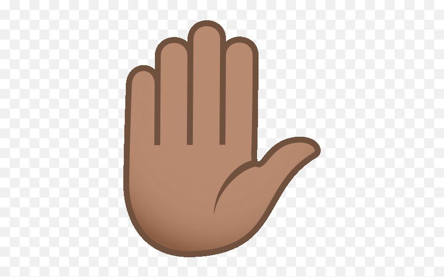 Palm Joypixels Gif - Palm Joypixels Talktothehand Discover U0026 Share Gifs Dibujo De Mano Levantada Emoji,How To Talk Asl With Emojis