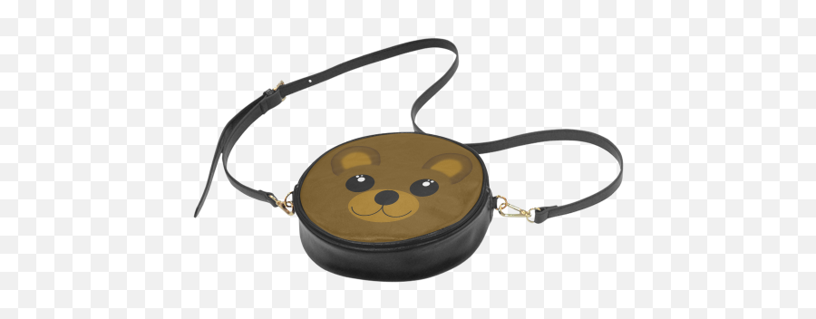Kawaii Brown Bear Round Sling Bag Model 1647 Id D352902 - Coin Purse Emoji,Bear Kawaii Emoticon
