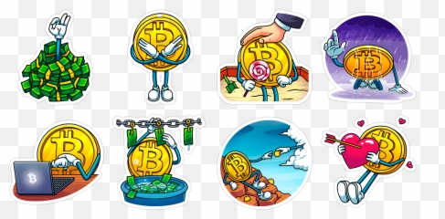 Bitcoin Telegram Stickers U2014 2017 On Behance - Language Emoji,Mr Meeseeks Emojis Download