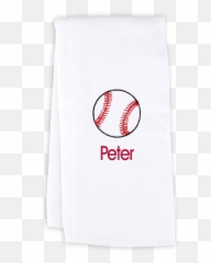 Personalized Burp Cloth With Baseball - Unisex Emoji,Emoji Bath Robe