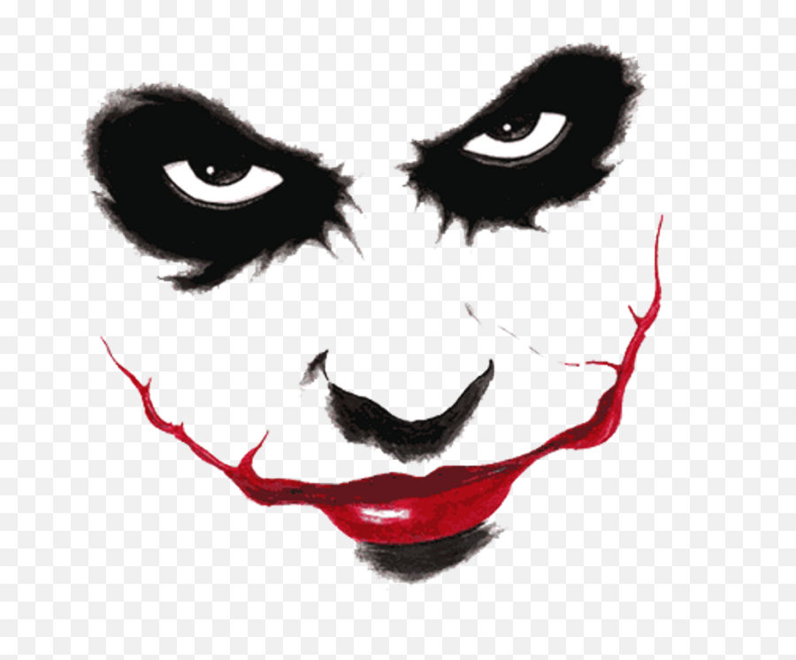 Scary Joker Png U0026 Free Scary Jokerpng Transparent Images - Drawing Heath Ledger Joker Face Emoji,Emotions Face Character Clipart Scared