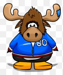 Zeus The Moose - Club Penguin 3d Glasses Emoji,Disney Emojis Party Disney Moose Parties