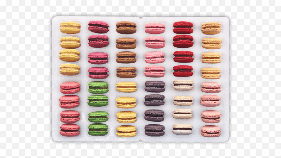 48 Macarons - Horizontal Emoji,Frosting Royal Icing Cookies Emoji