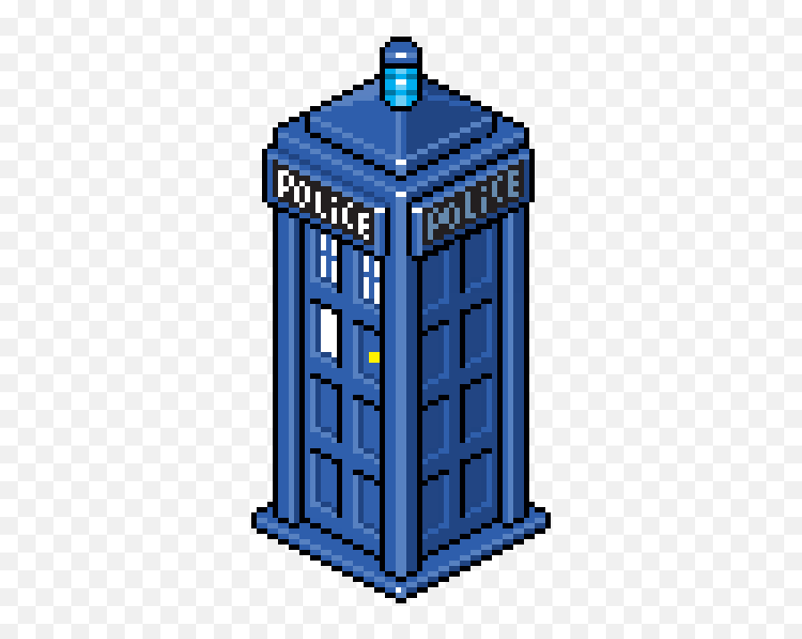 Tardis Transparent Background Hd - Pixel Art Tardis Png Emoji,Tardis Emojis Png