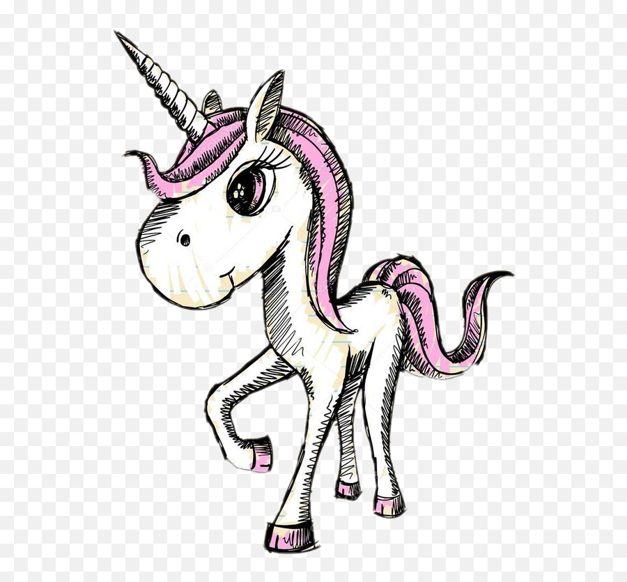 Kawaiiunicorn Unicorn Drawing Sticker By Keyamax99 - Cute Unicorns Kawaii Emoji,Images Of Unicorn Emojis To Color