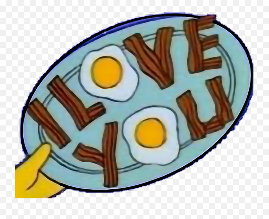 Love Simpsons Boyfriend Girlfriend Tumblr Blue Sad - Bacon And Eggs Emoji,Girlfriend Emoji