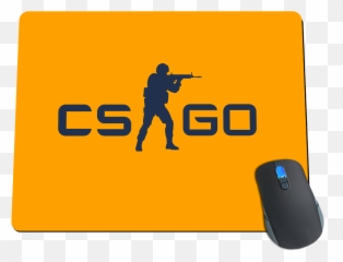Go Logo Yellow Mousepad - Cs Go Emoji,Cs Go X Emoticon Price