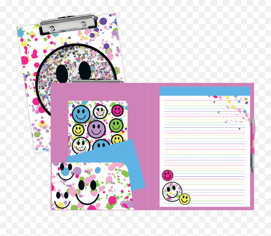 Confetti Clipboard Set - Girly Emoji,Confetti Emoticon Iphone