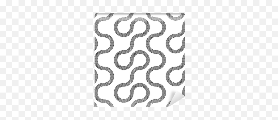 Halftone Abstract Black And White Modern Seamless Vector - Language Emoji,Unicorn Emoji Black An Dwhite