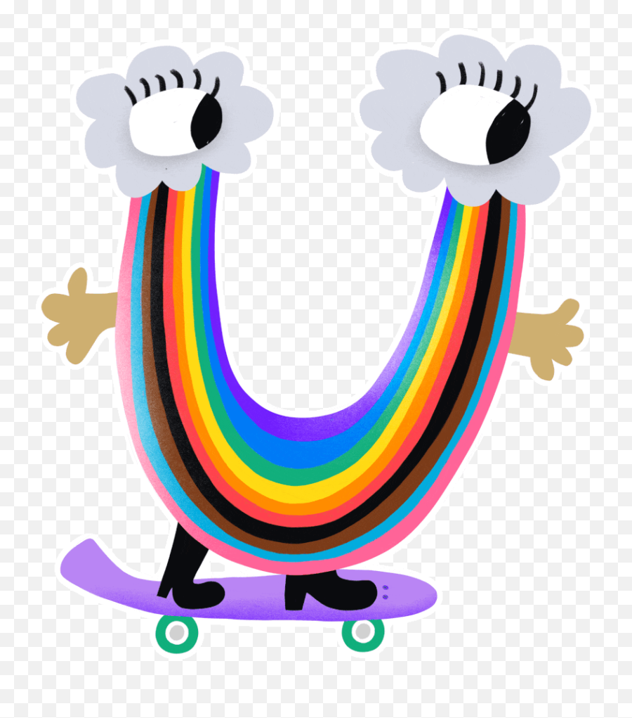 Pride 2021 U2014 Jon Hanlan - Girly Emoji,Skateboard Gif Emoji