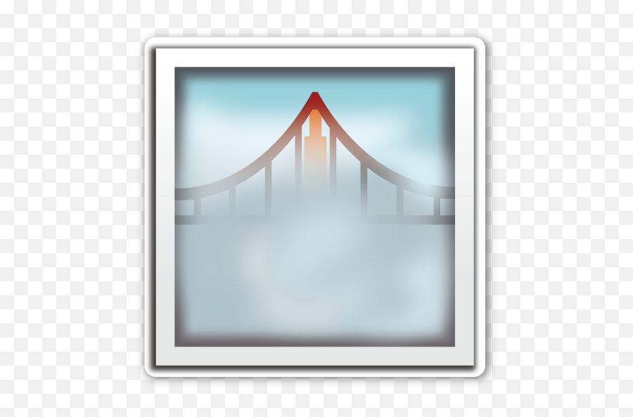 Emojis - Picture Frame Emoji,Foggy Emoticon