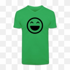 Tee Shirt Col V Lol Smiley Emoji,Shrodingers Emoticon Tshirt