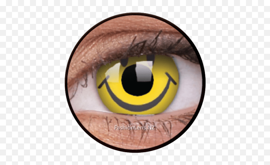 Smiley Crazy Contact Lenses - Colourvue Big Eyes Gorgeous Brown Emoji,Crazy Smiley Emoticon
