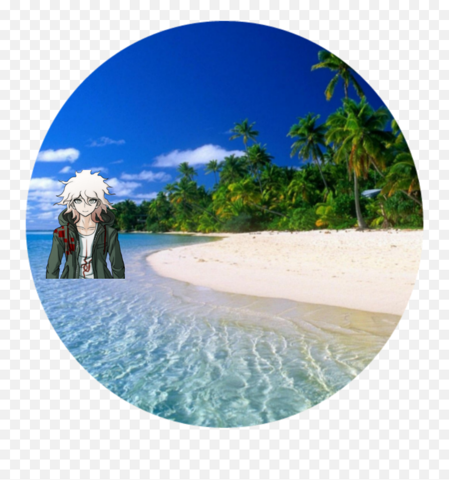 Nagitokomaeda Nagito Image - Live Beach And Palm Trees Emoji,Ocean Man Emoji