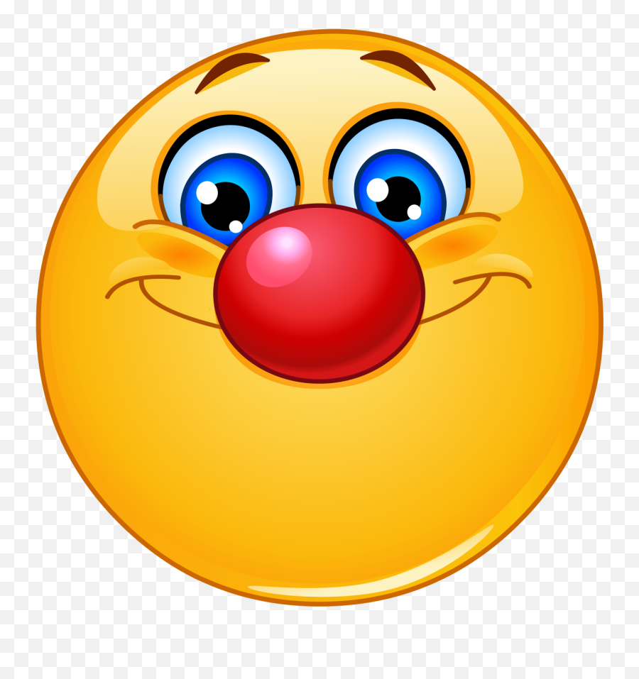 Red Nose Emoji Decal - Smiley Red Nose,Red Nose Emoji